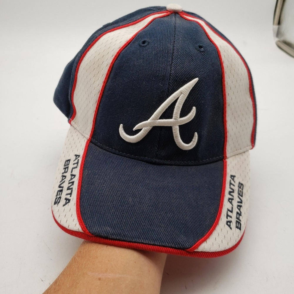 Atlanta Braves Hat Cap Strap Back Boys One Size MLB Baseball Twins Enterprise